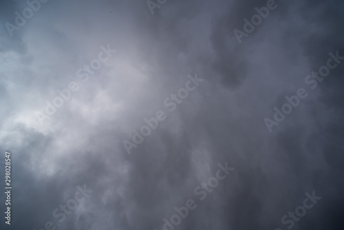Dark dramatic sky with clouds