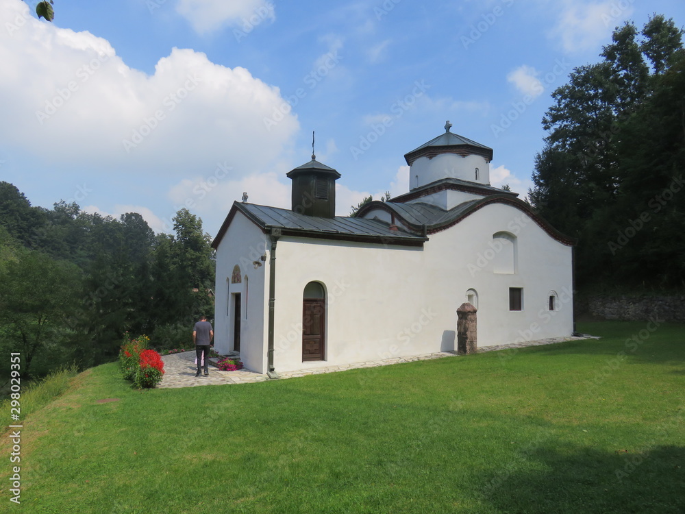 Orthodox monastery Dokmir Western Serbia