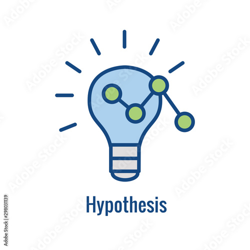 Science and Research Icon with one part of the scientific process