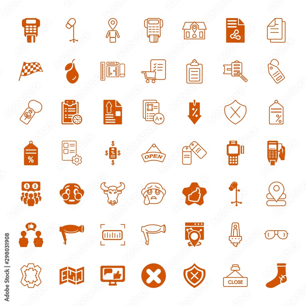 Fototapeta premium mark icons
