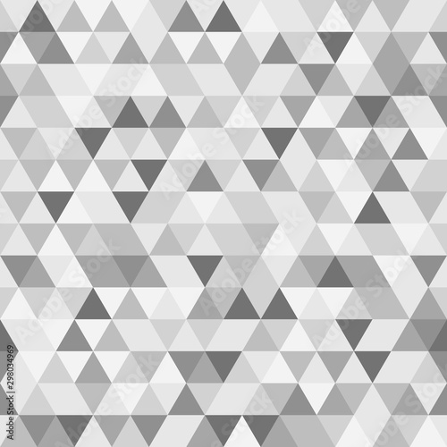 Geometric vector pattern with dark and light triangles. Geometric modern ornament. Seamless abstract background