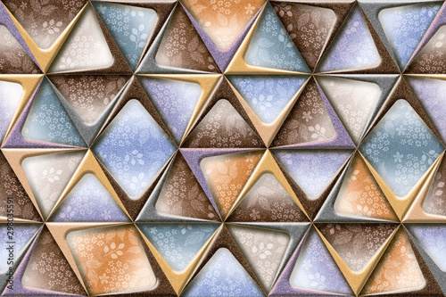 multi colour wall tiles image
