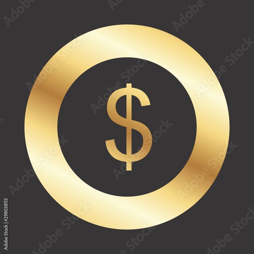 Coin Icon For Your Design,websites and projects.