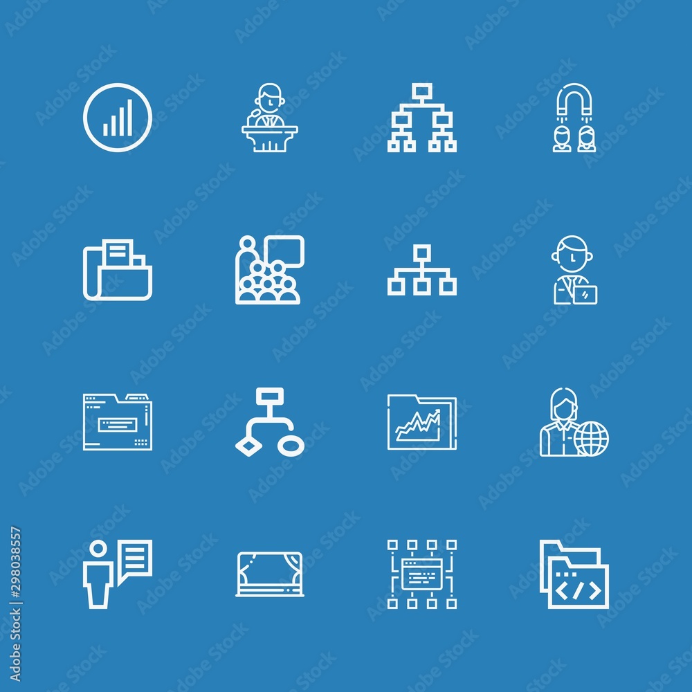 Editable 16 organization icons for web and mobile Editable 16 organization icons for web and mobile