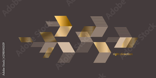 Dynamic luxury gold and bei...