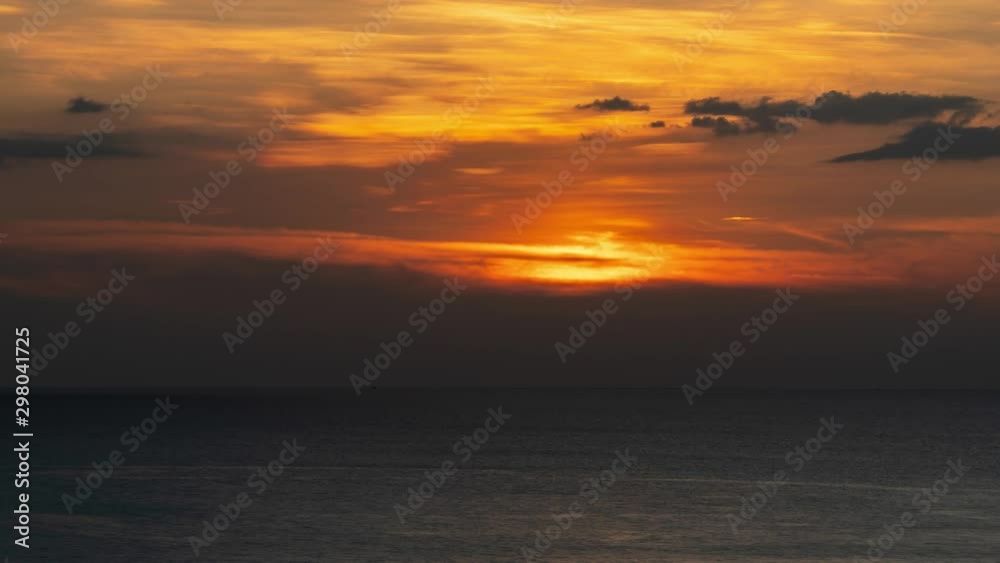 Time lapse The scenery of the sea With sunset. Time lapse The scenery of the sea With sunset.