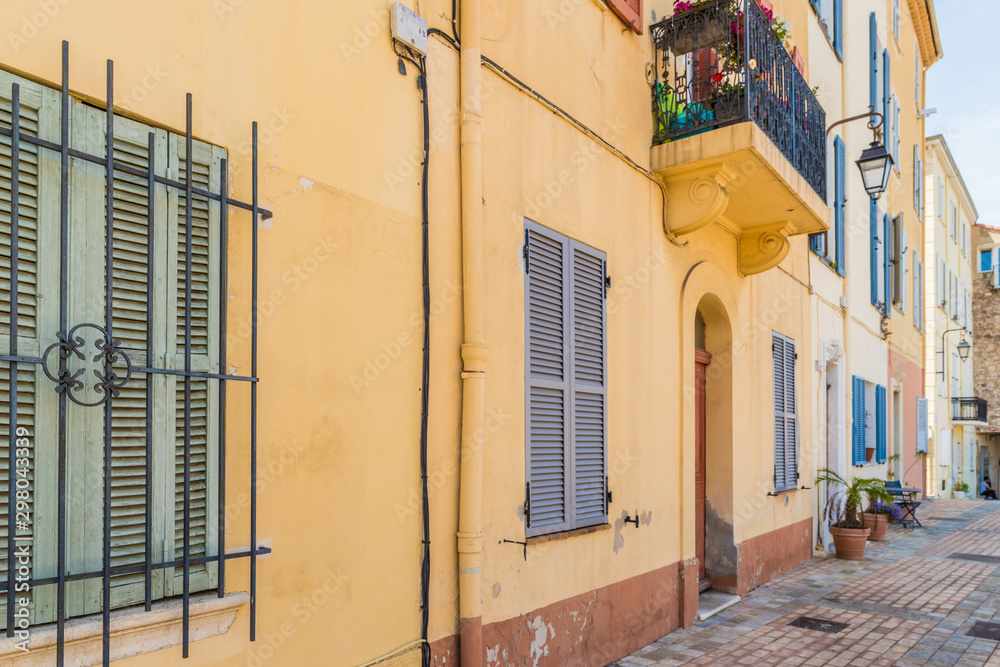 A typical view in Cannes in France