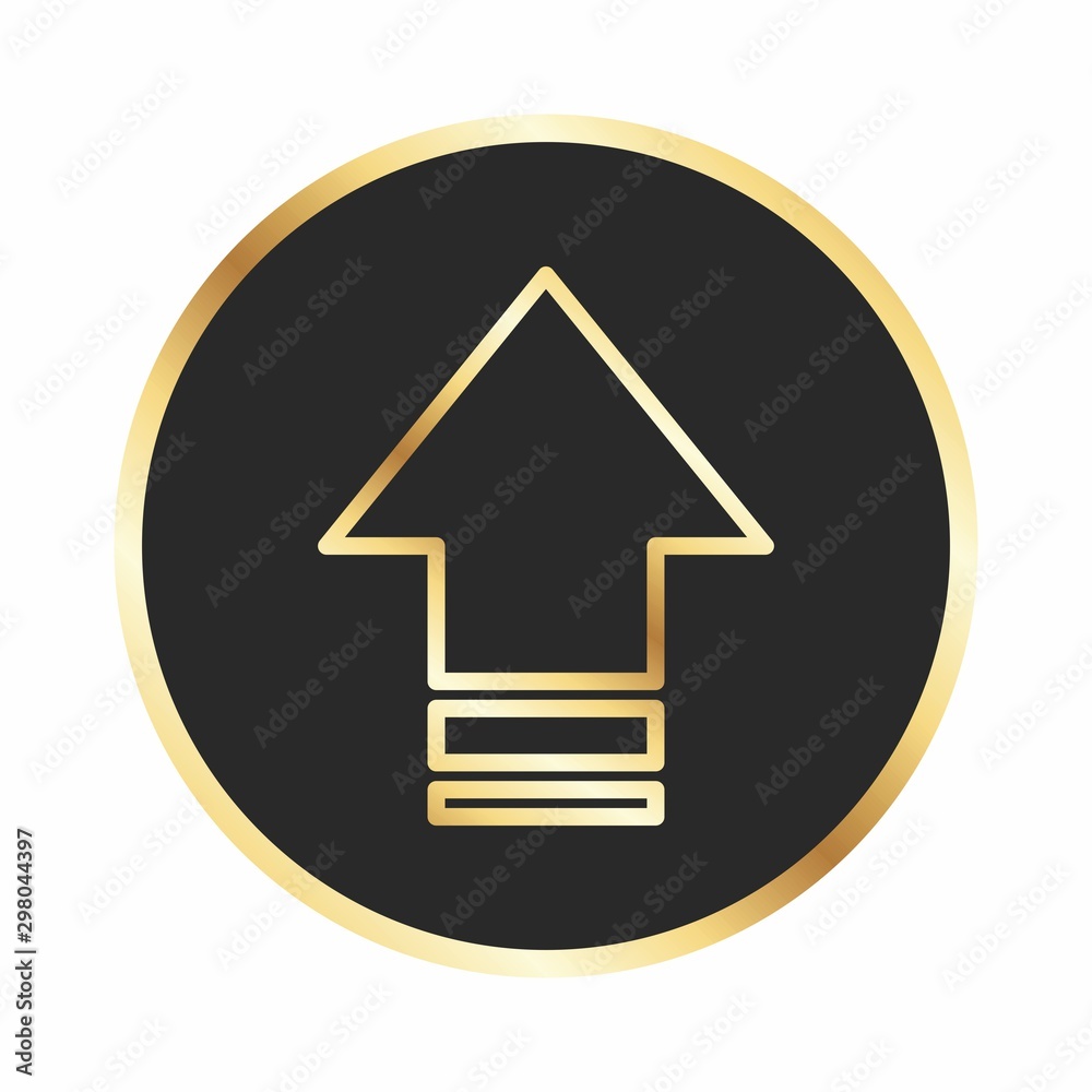 Upward Arrow Icon For Your Design,websites and projects. Upward Arrow Icon For Your Design,websites and projects.