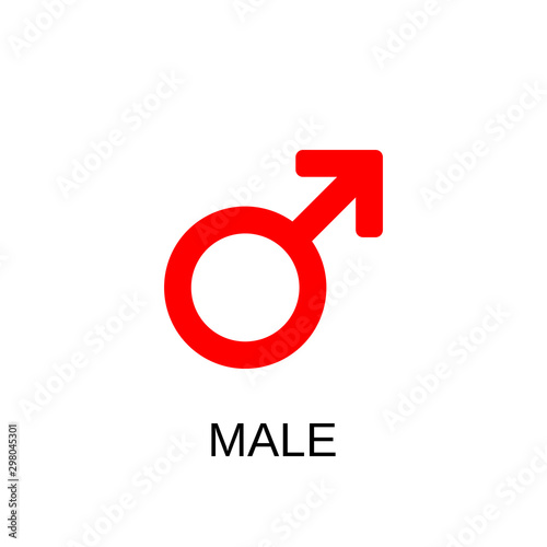 Male icon. Male symbol design. Stock - Vector illustration can be used for web.