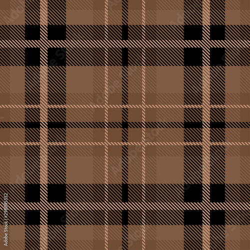 Beautiful seamless plaid pattern vector