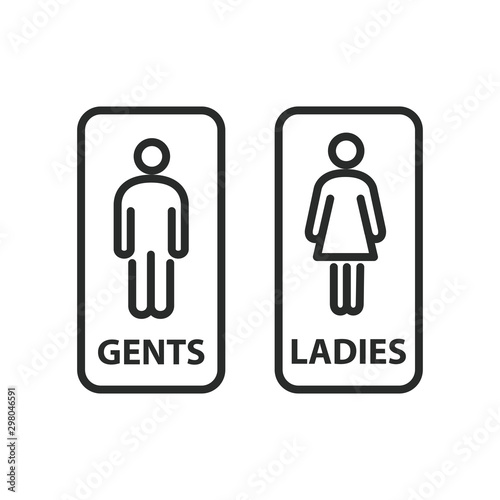 toilet  sign icon vector design illustration