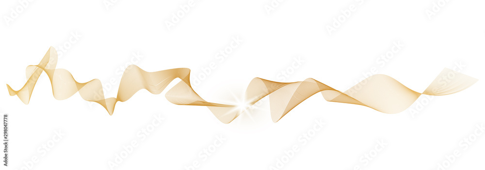 abstract golden wave lines on white background abstract golden wave lines on white background
