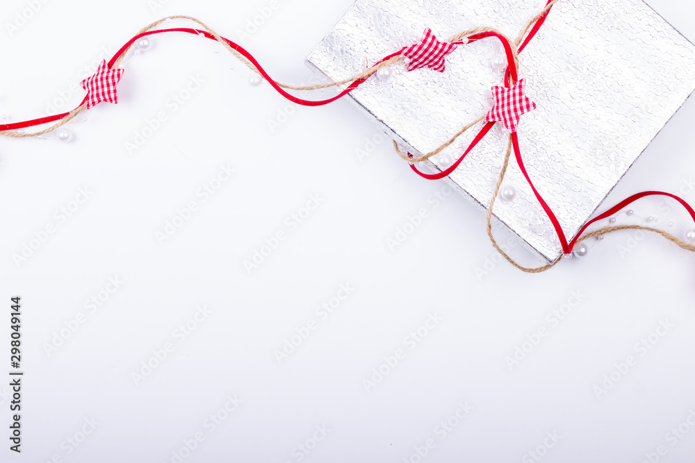 Christmas gift box and christmas decorations Christmas gift box and christmas decorations