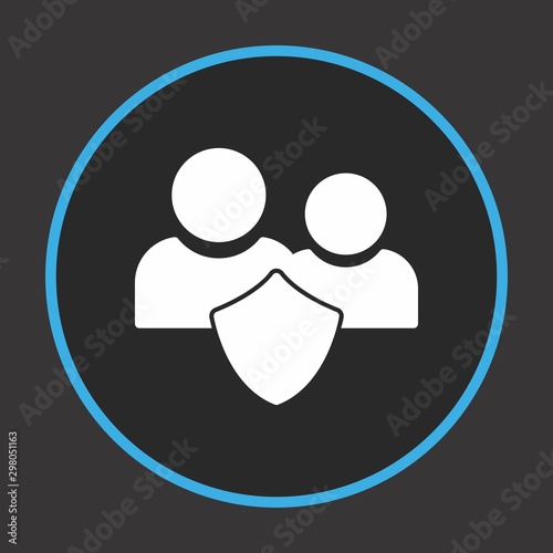 GDPR Security Team Icon For Your Design,websites and projects.
