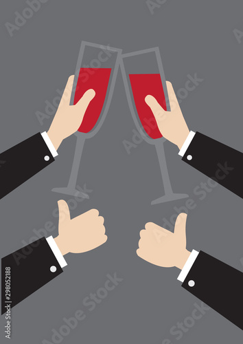 Corporate Party Event Vector Illustration
