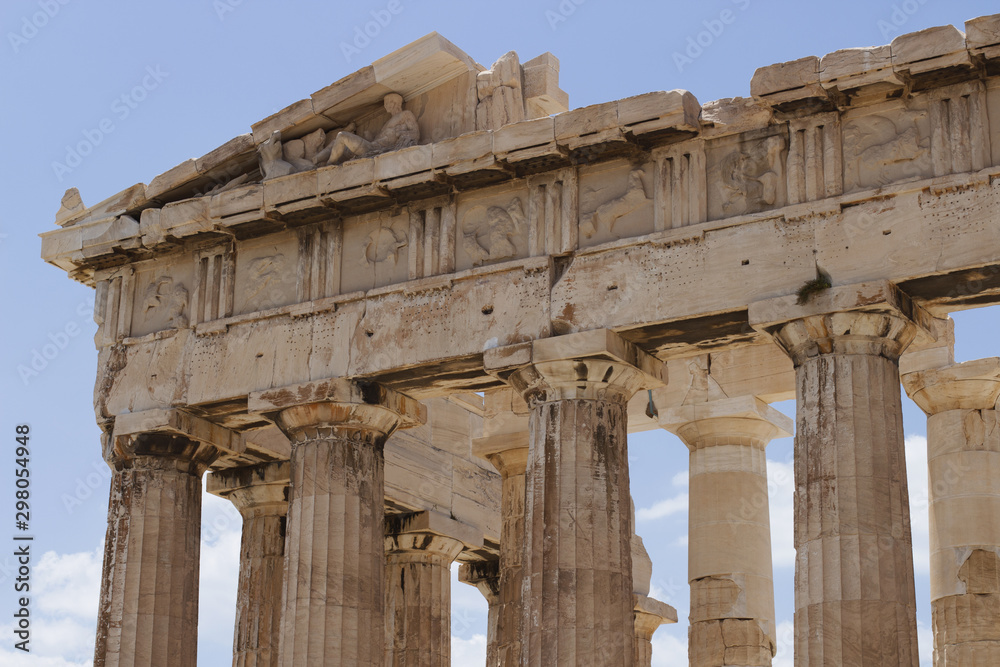 The Parthenon at Acropolis Athens, Greece