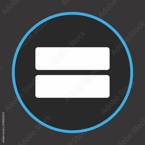 Is Equal to Icon For Your Design,websites and projects.