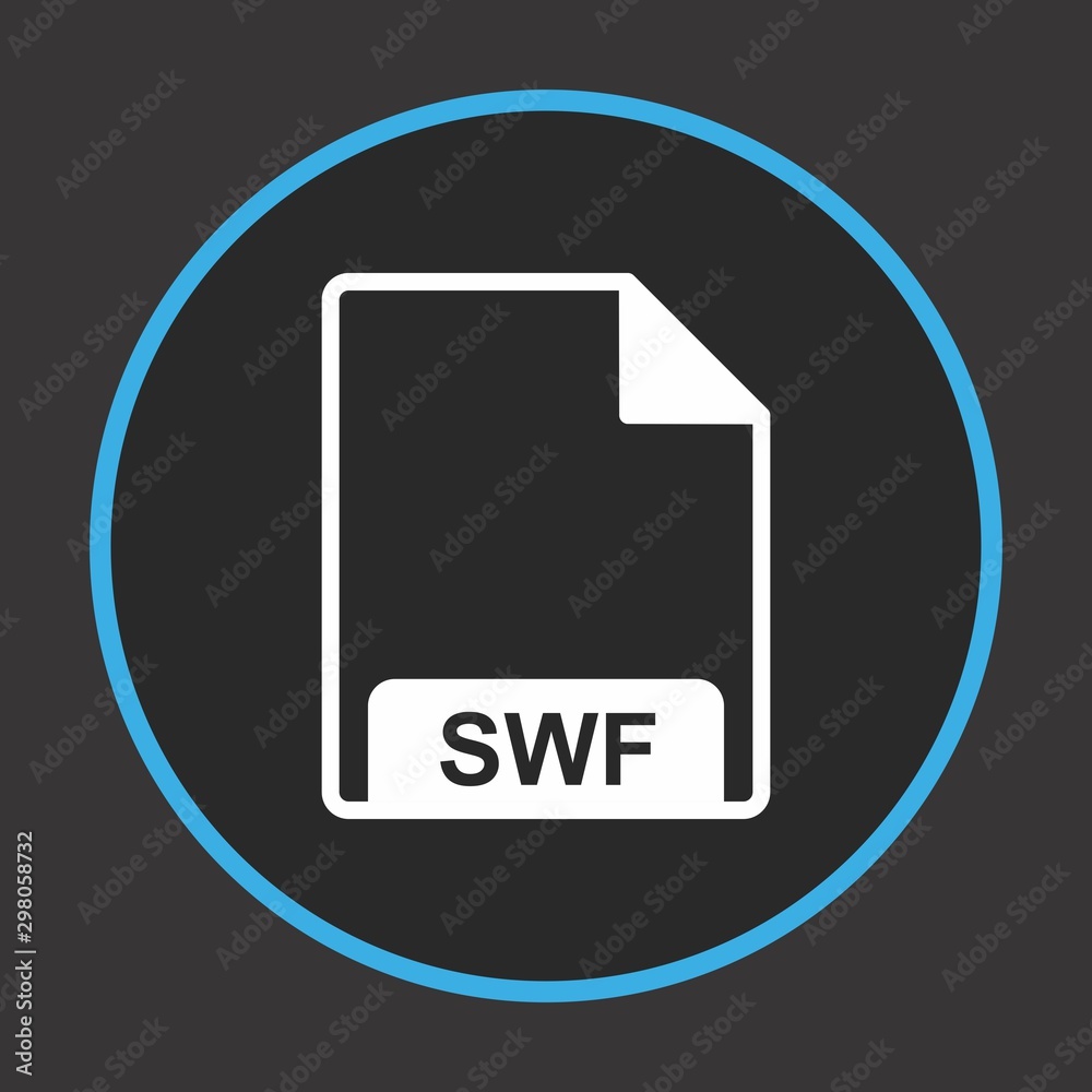 SWF Icon For Your Design,websites and projects.