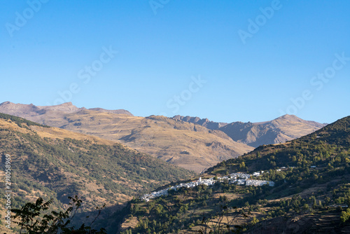 The town of Capileira in Spain