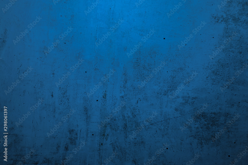 Obraz premium blue cement wall for texture background, abstract background