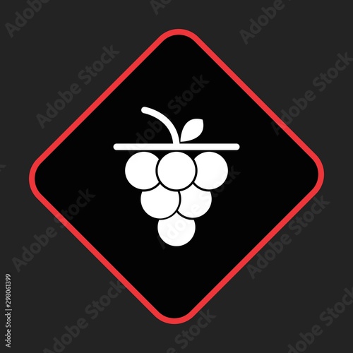 Grapes Icon For Your Design,websites and projects.
