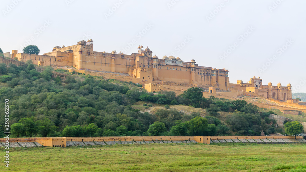  Amer Fort, Amber Palace near Jaipur in Rajasthan, India 