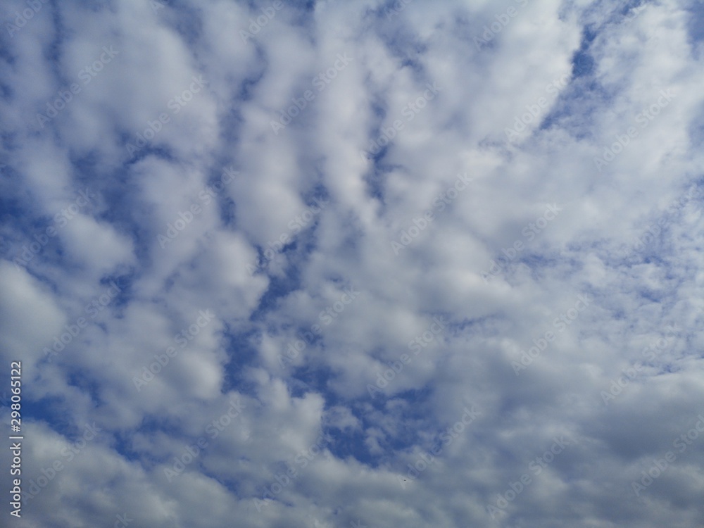 Altostratus white clouds in the blue sky natural background beautiful nature environment Altostratus white clouds in the blue sky natural background beautiful nature environment