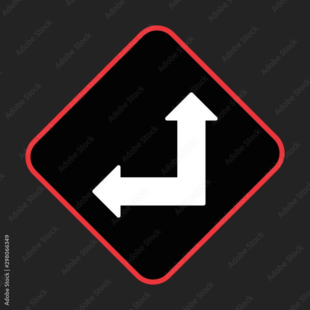 Upward And Leftward Arrow Icon For Your Design,websites and projects. Upward And Leftward Arrow Icon For Your Design,websites and projects.