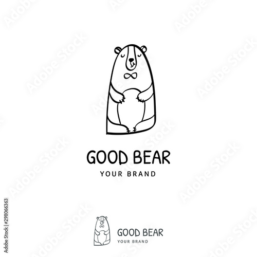good bear, baby logo, for kids company