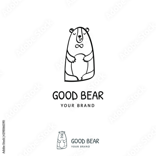 good bear, baby logo, for kids company