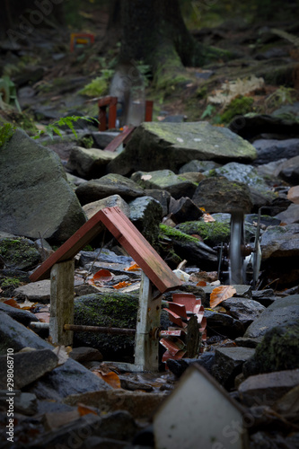 Miniature mills in the wood...
