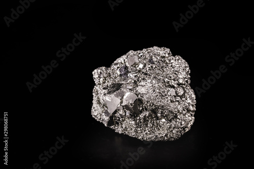 Pyrite or pyrite, also iron pyrite or iron pyrite is an iron disulfide, FeS₂. It has isometric crystals that usually appear as cubes,