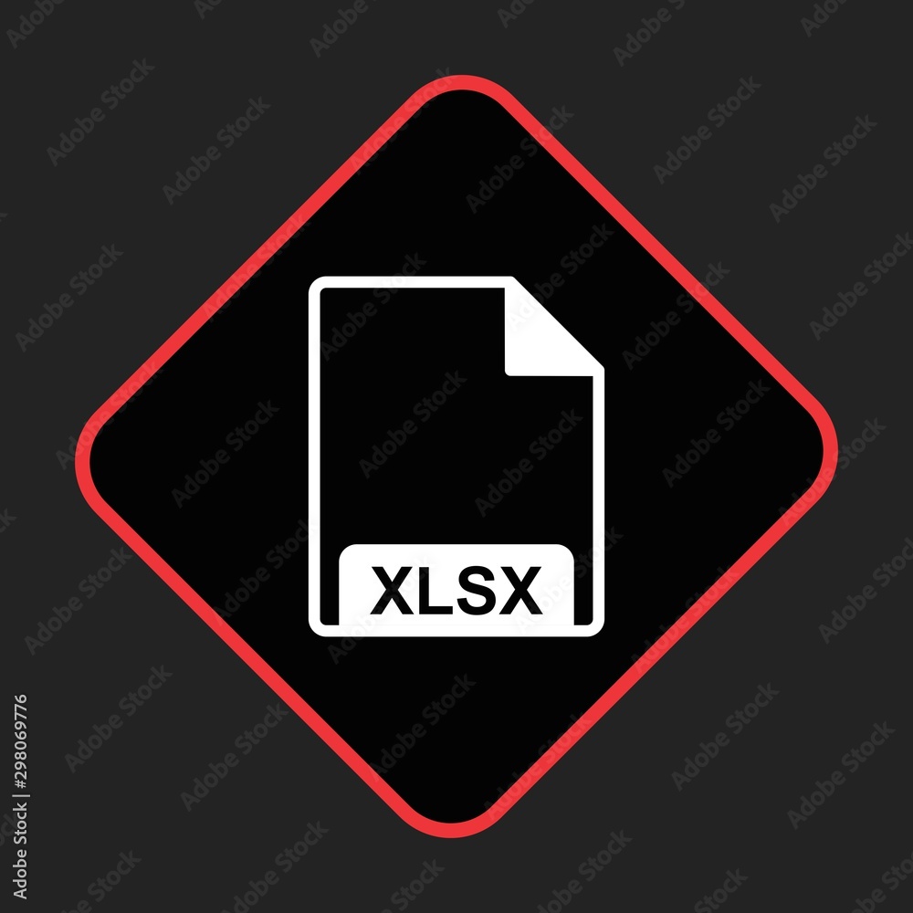 XLSX Icon For Your Design,websites and projects.