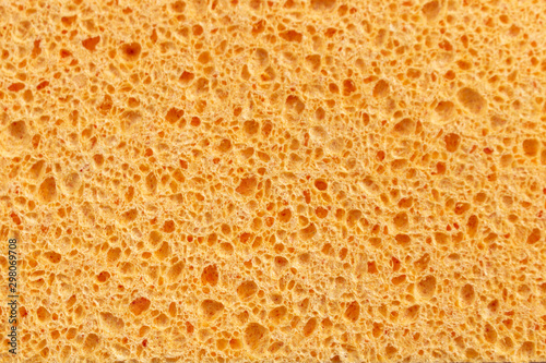 Porous sponge for safe hand washing. photo