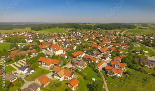 Aerial View to Leobendorf , Bavaria, Germany photo