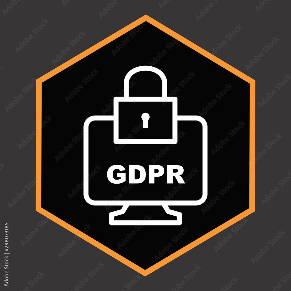 GDPR Security Lock Screen Icon For Your Design,websites and projects. GDPR Security Lock Screen Icon For Your Design,websites and projects.