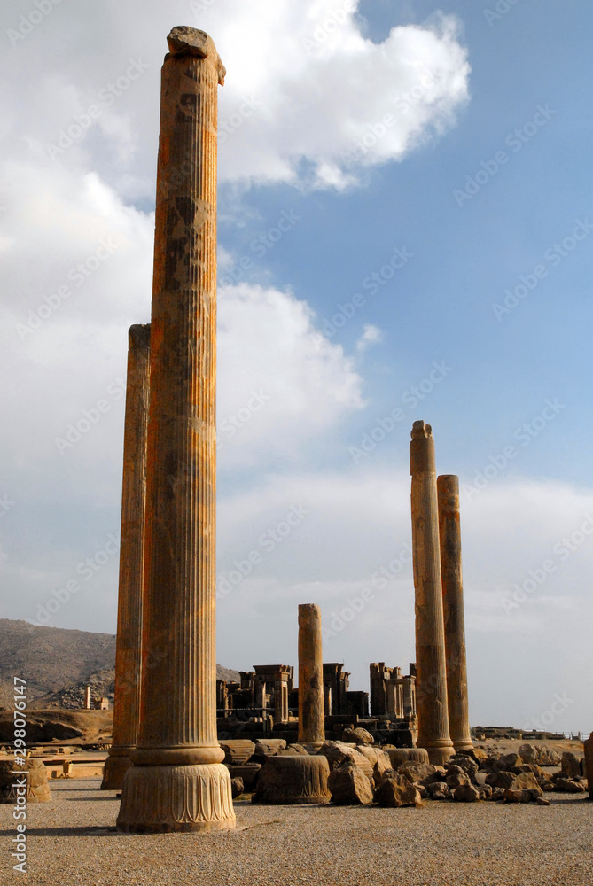 Persepolis (6th-4th century BC) was capital of the Achaemenid Empire. World Heritage Site since 1979. Iran