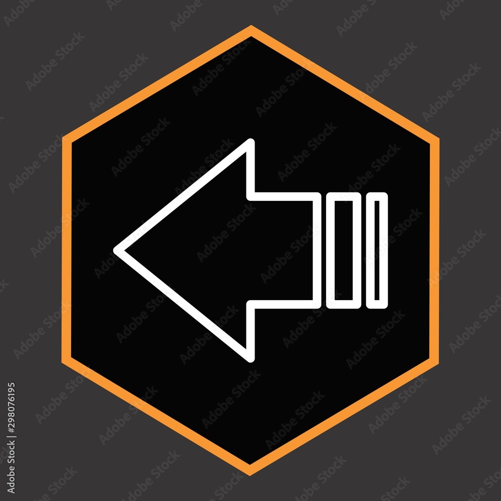 LeftWard Arrow Icon For Your Design,websites and projects. LeftWard Arrow Icon For Your Design,websites and projects.
