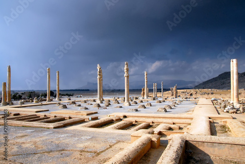 Persepolis (6th-4th century BC) was capital of the Achaemenid Empire. World Heritage Site since 1979. Iran