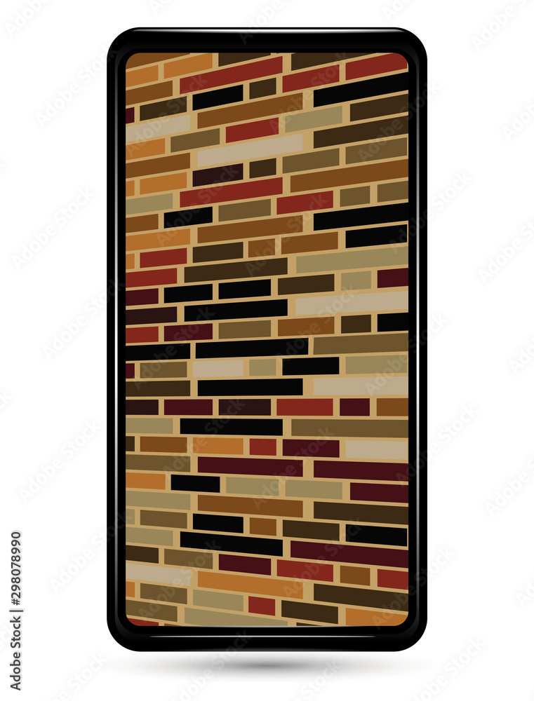 Colorful abstract background with bricks Colorful abstract background with bricks