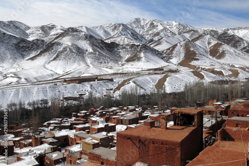 Panorama of Abyaneh. Most Beautiful Ancient and Authentic Village in the country. Iran. photo