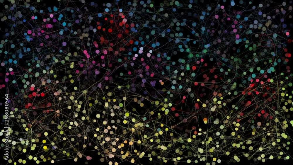 Universe with stars, galaxies, animated space with abstract pattern with planets, stars, black holes, dark matter model, grid connections over dark background Universe with stars, galaxies, animated space with abstract pattern with planets, stars, black holes, dark matter model, grid connections over dark background