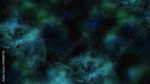abstract background with stars and nebula