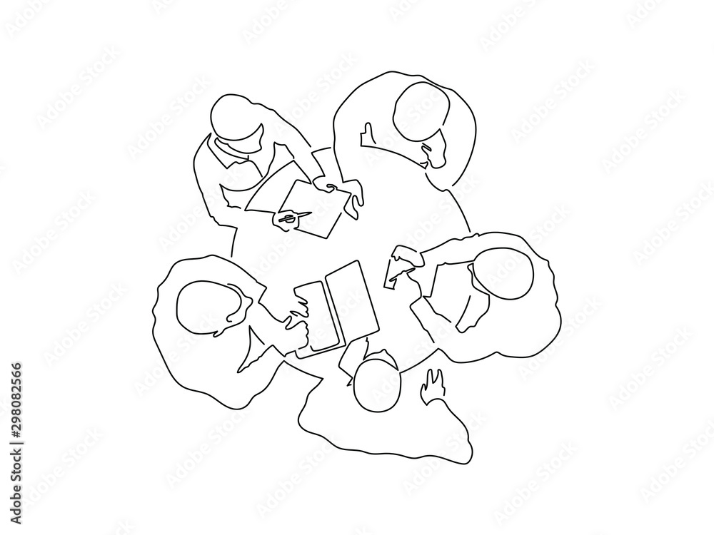 Business people isolated line drawing, vector illustration design. People using technology collection. Business people isolated line drawing, vector illustration design. People using technology collection.
