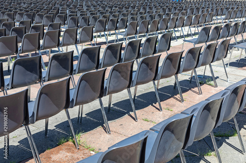 Rows Audience Chairs