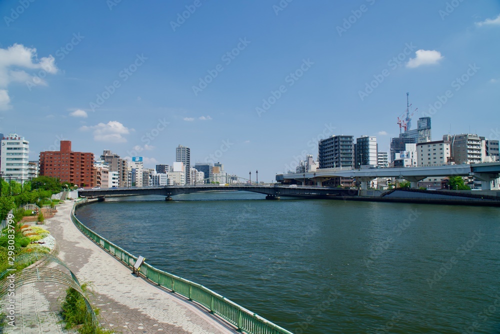 両国橋付近の隅田川