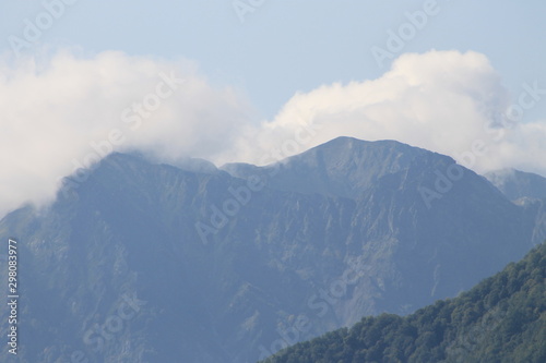 view of the Caucasus mountains