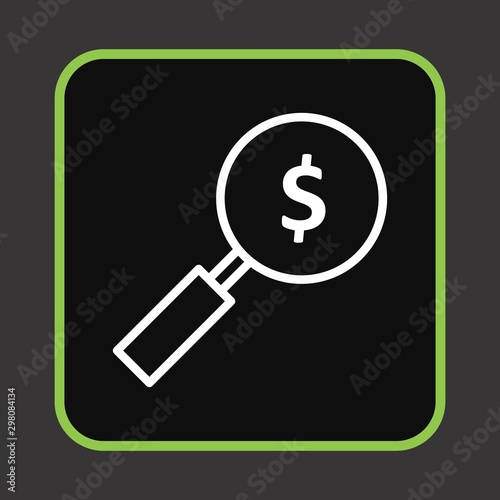 Money Search Icon For Your Design,websites and projects.