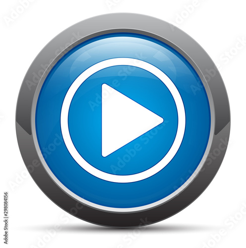 Play icon premium blue round button vector illustration Free Download Play icon premium blue round button vector illustration - GFXLoad