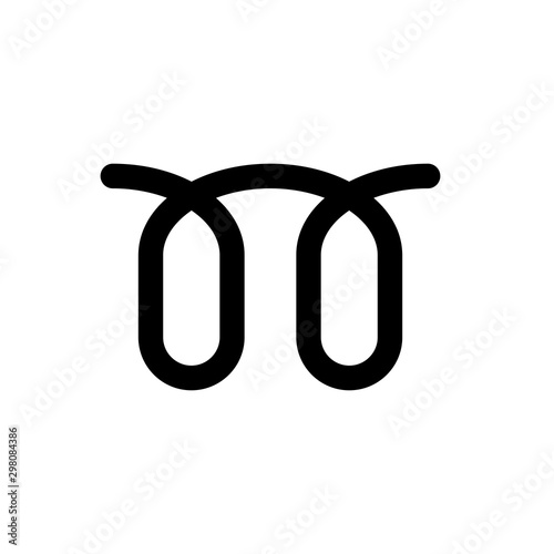 Glow plug icon Vector Illustration on the white background.